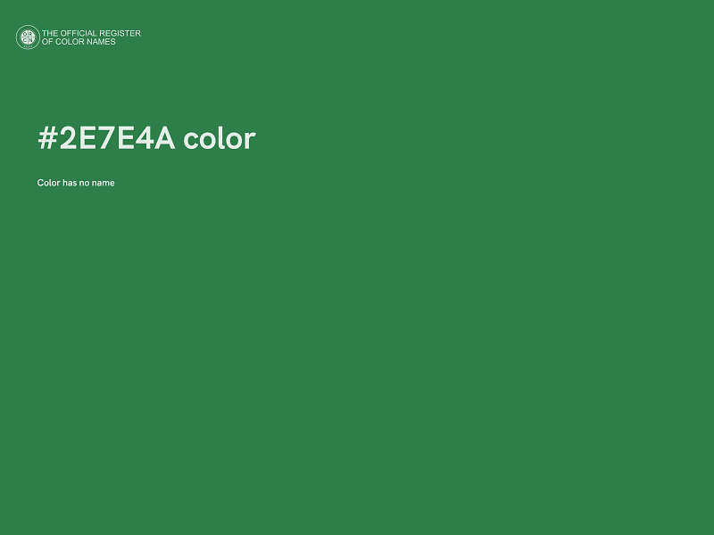 #2E7E4A color image