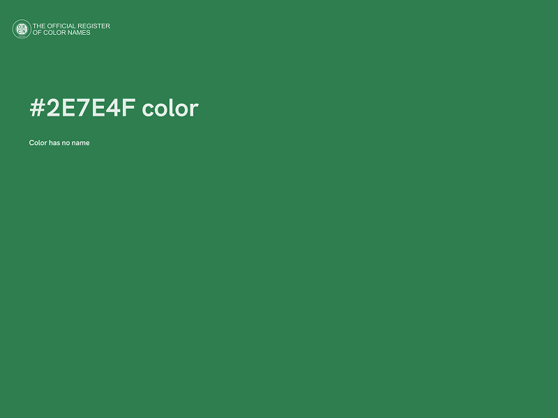 #2E7E4F color image