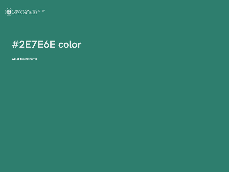 #2E7E6E color image