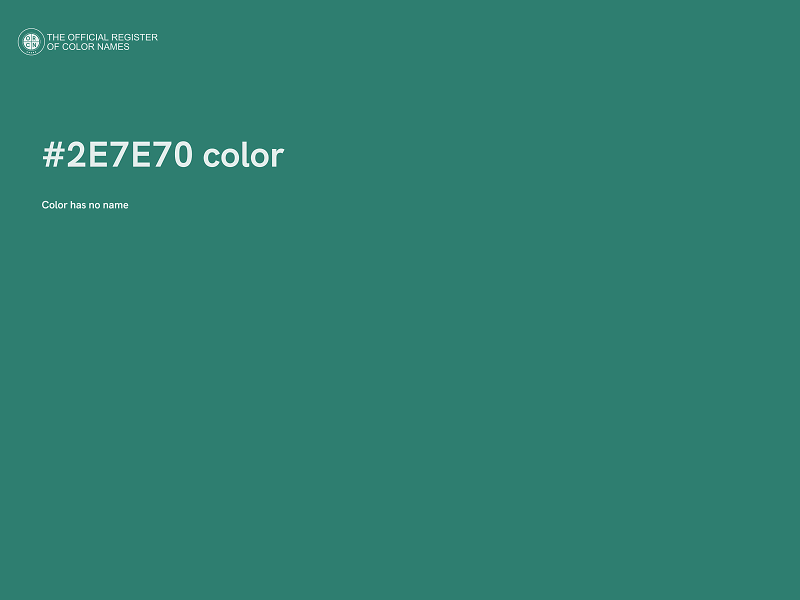 #2E7E70 color image