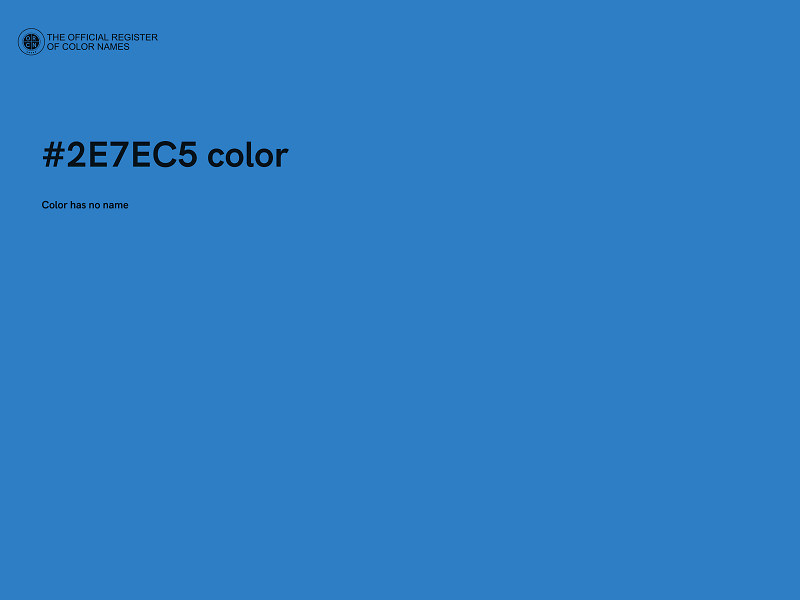 #2E7EC5 color image