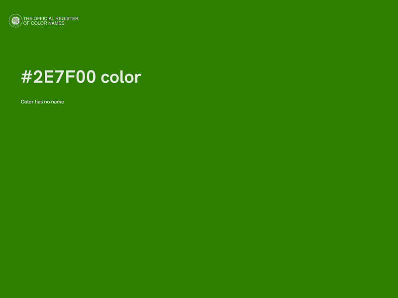 #2E7F00 color image