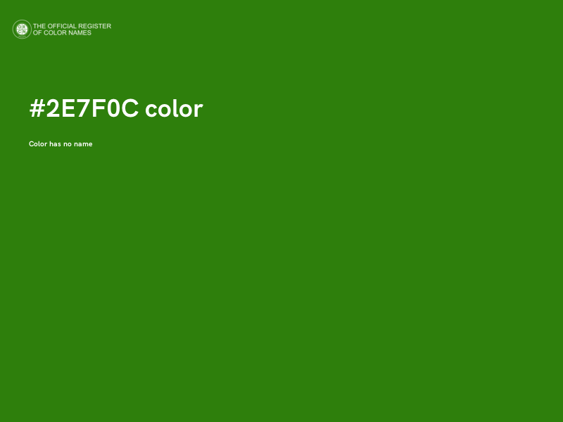 #2E7F0C color image