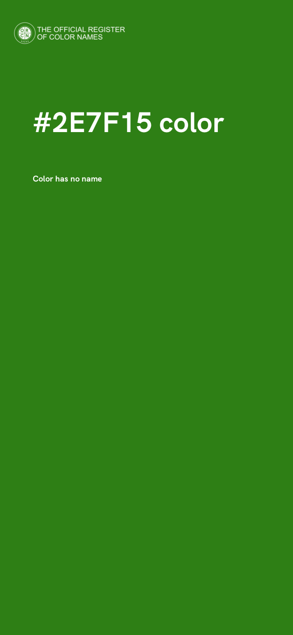 #2E7F15 color image