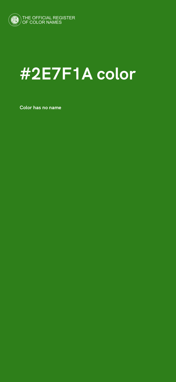 #2E7F1A color image