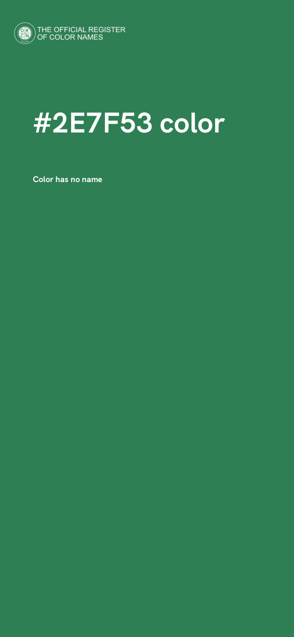 #2E7F53 color image