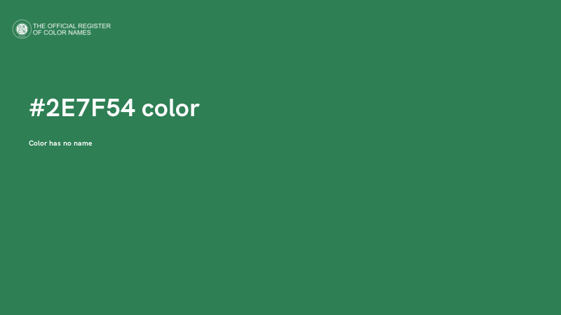 #2E7F54 color image