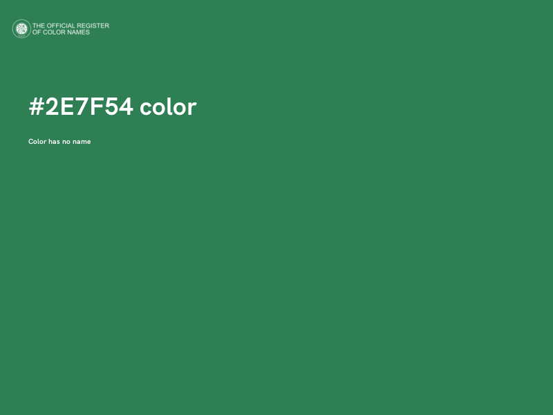 #2E7F54 color image