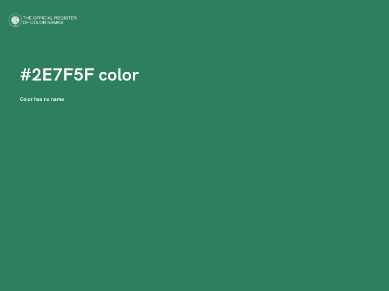 #2E7F5F color image