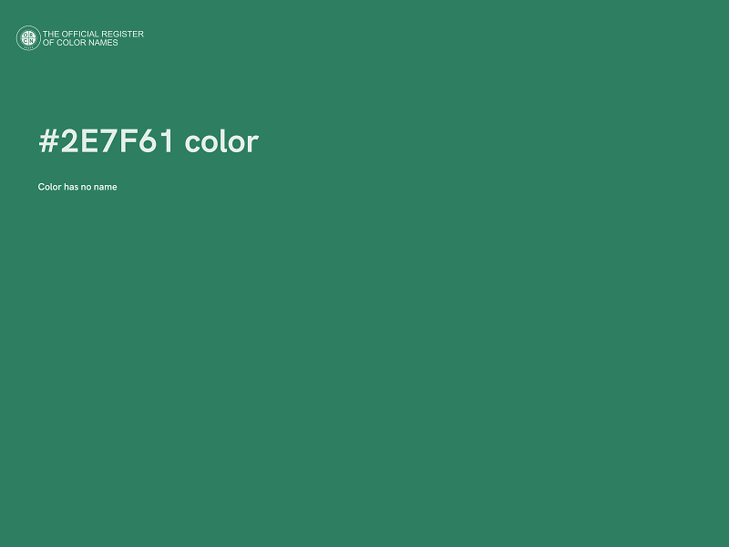 #2E7F61 color image