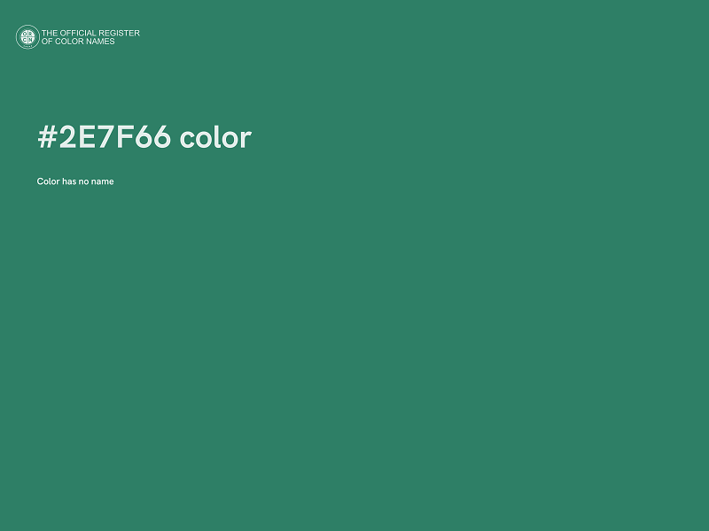 #2E7F66 color image