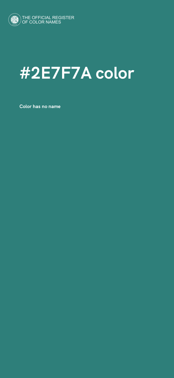 #2E7F7A color image