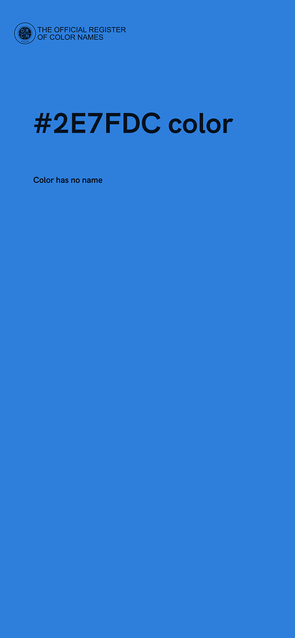 #2E7FDC color image