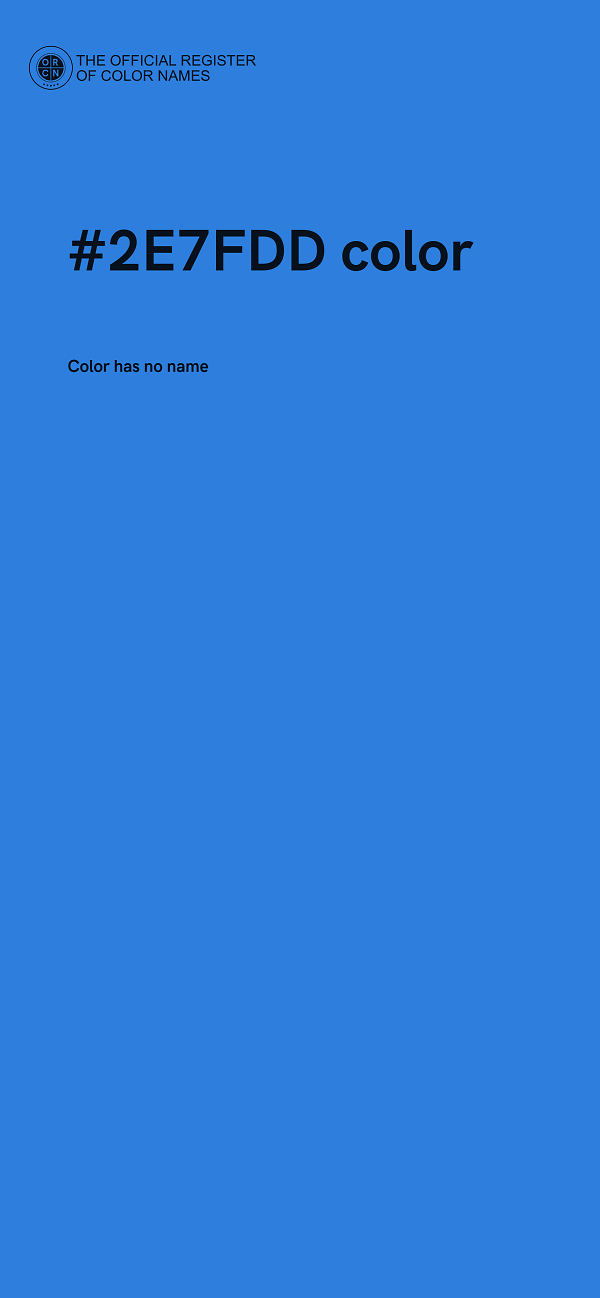 #2E7FDD color image