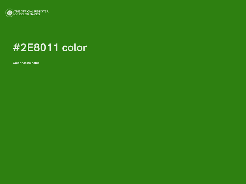 #2E8011 color image