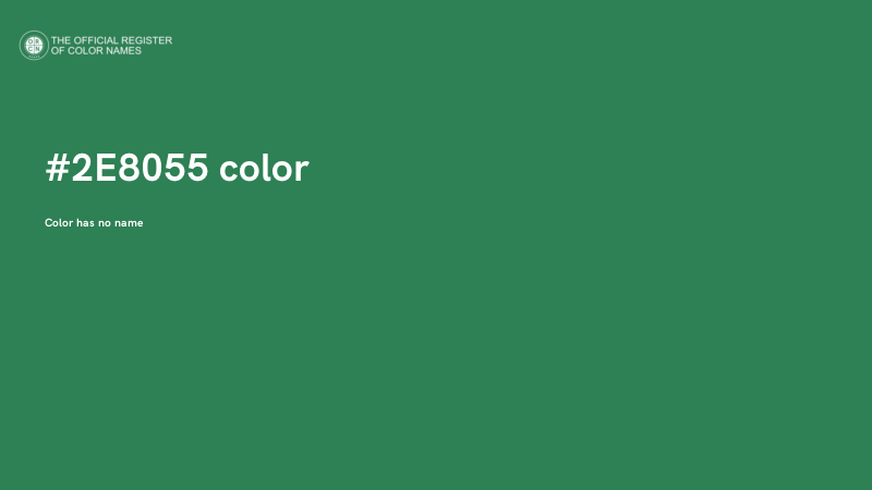 #2E8055 color image