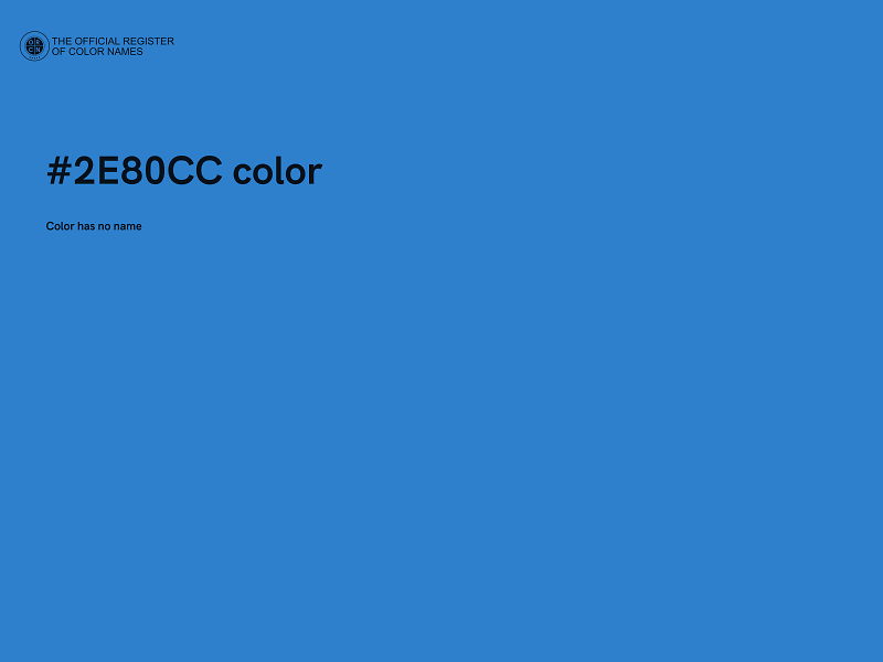 #2E80CC color image