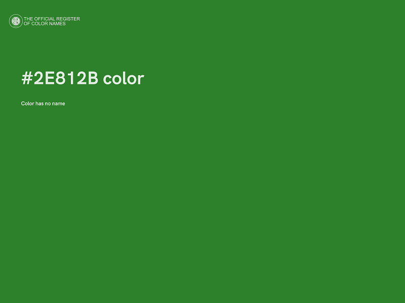 #2E812B color image