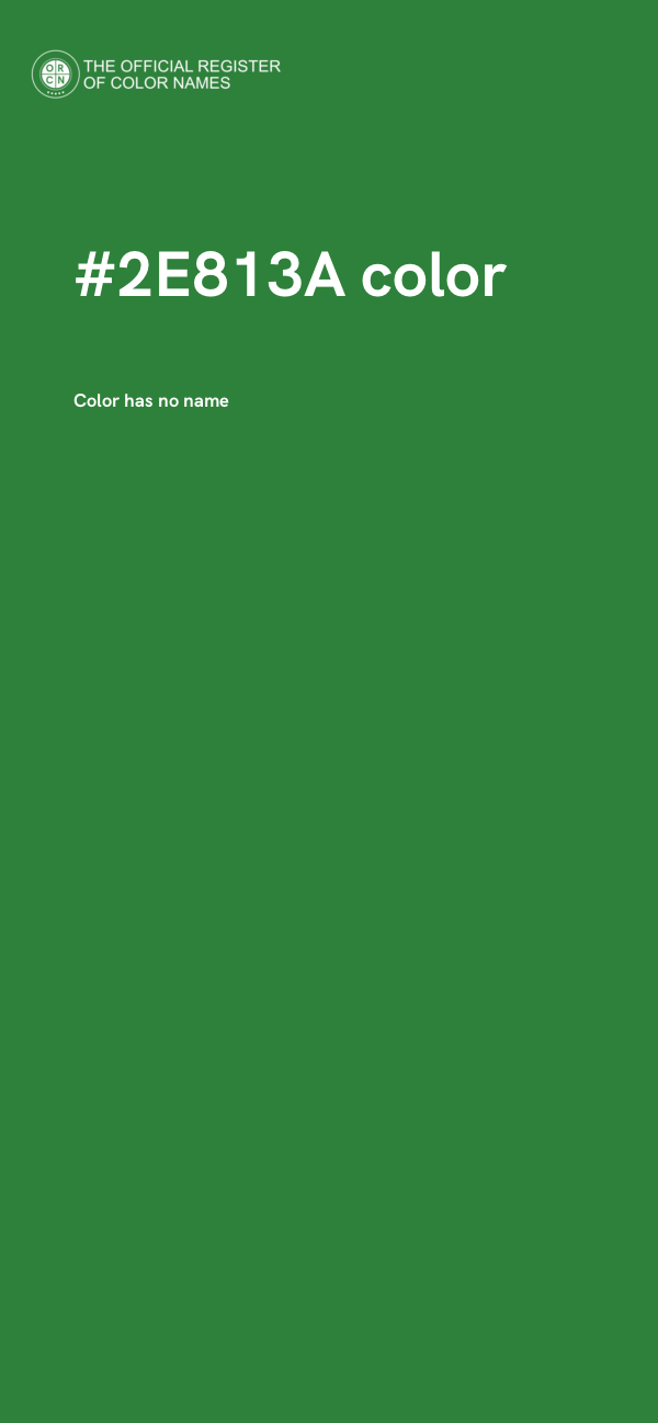 #2E813A color image