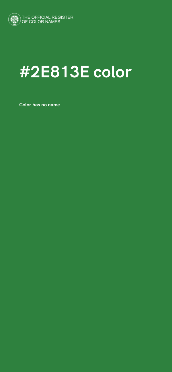 #2E813E color image