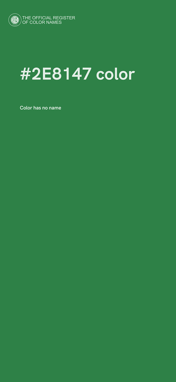 #2E8147 color image