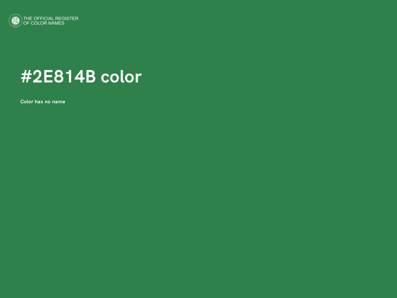 #2E814B color image