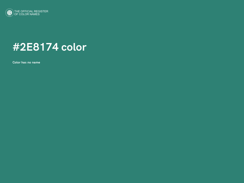#2E8174 color image