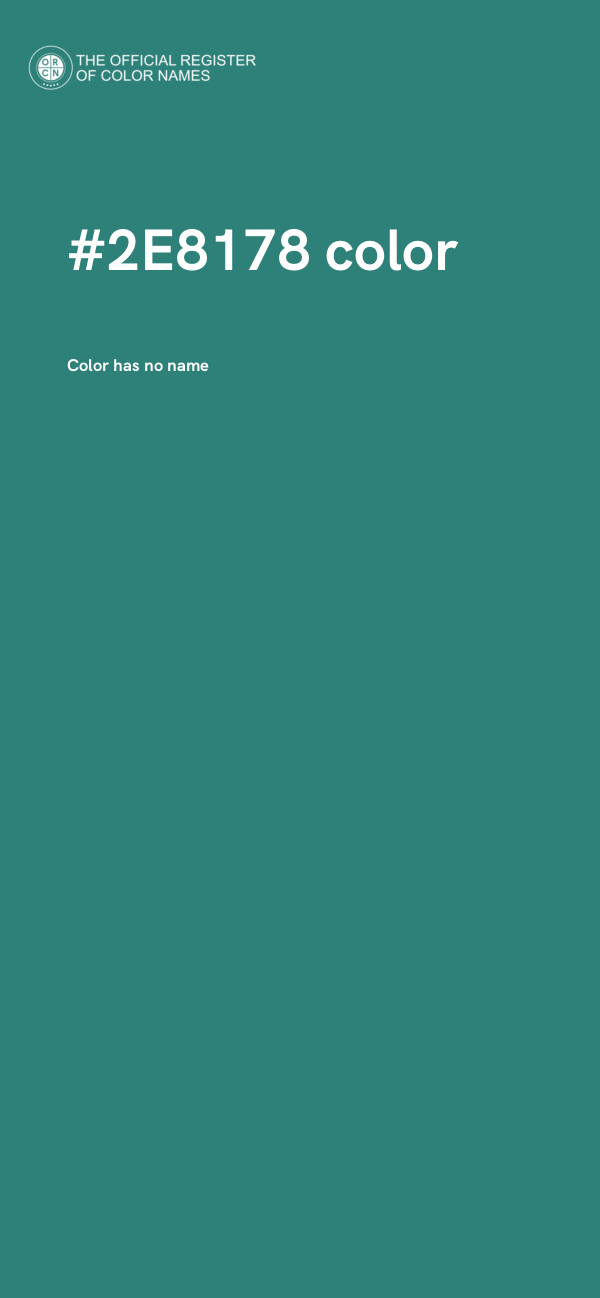 #2E8178 color image