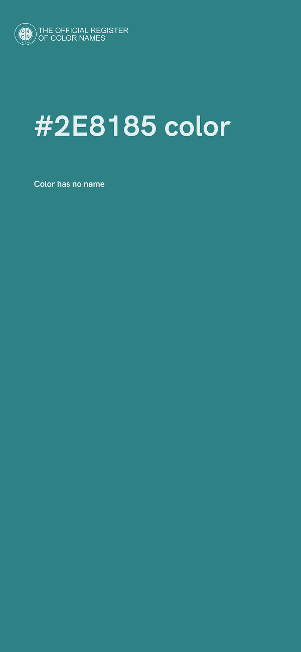 #2E8185 color image