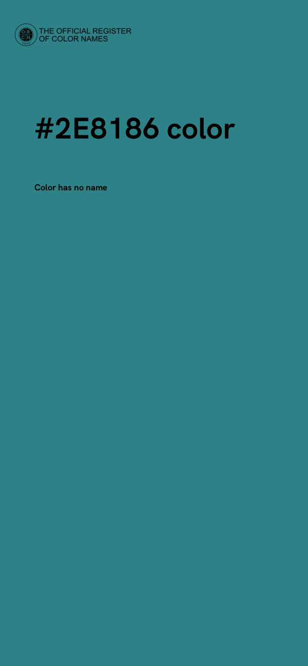 #2E8186 color image