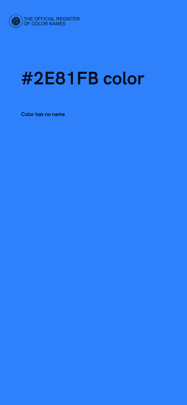 #2E81FB color image