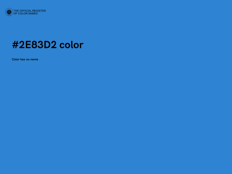 #2E83D2 color image