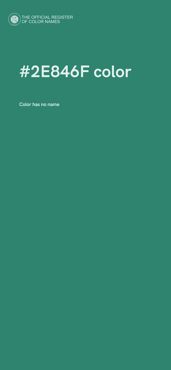 #2E846F color image