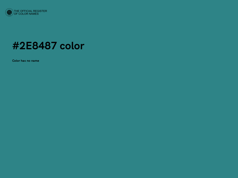 #2E8487 color image