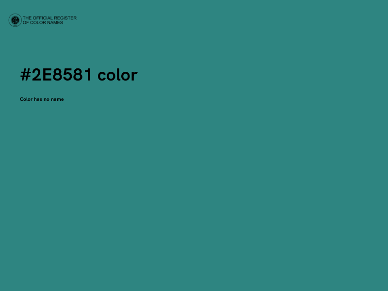 #2E8581 color image