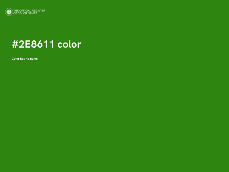 #2E8611 color image