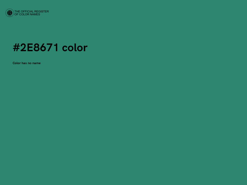 #2E8671 color image