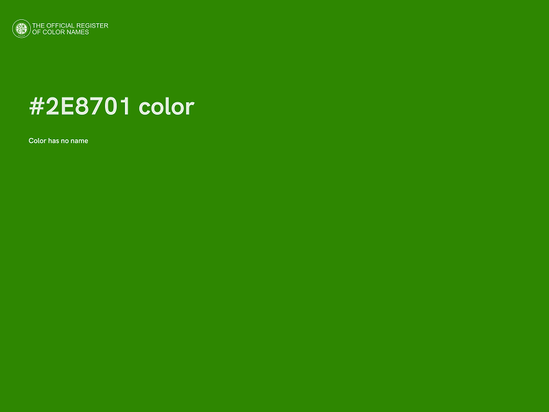 #2E8701 color image