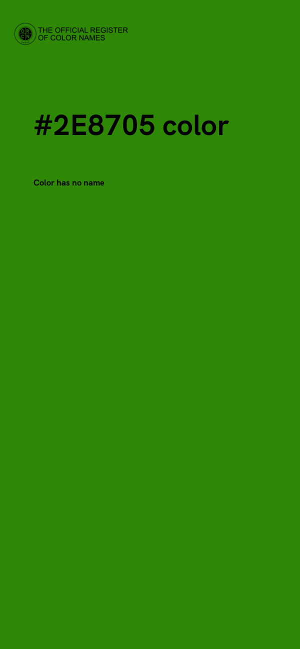 #2E8705 color image