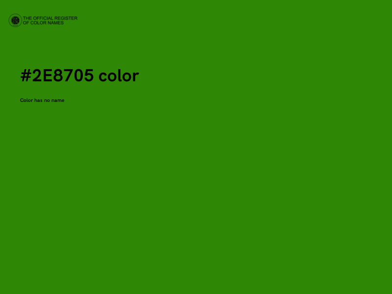 #2E8705 color image