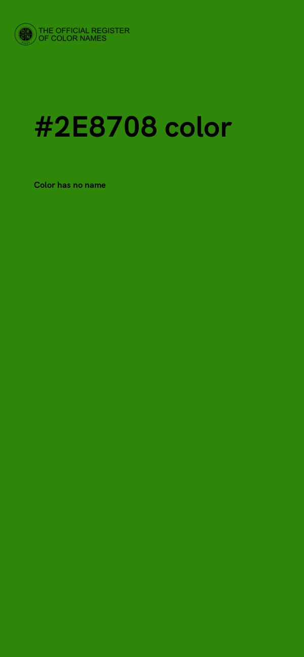 #2E8708 color image