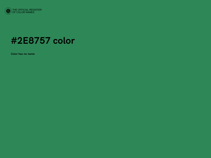 #2E8757 color image