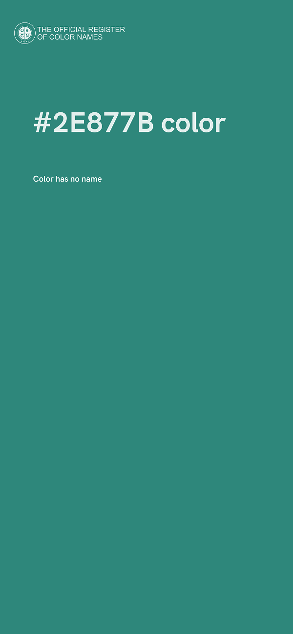 #2E877B color image