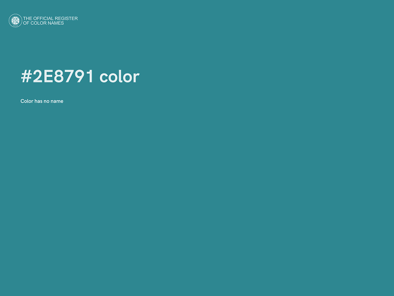 #2E8791 color image