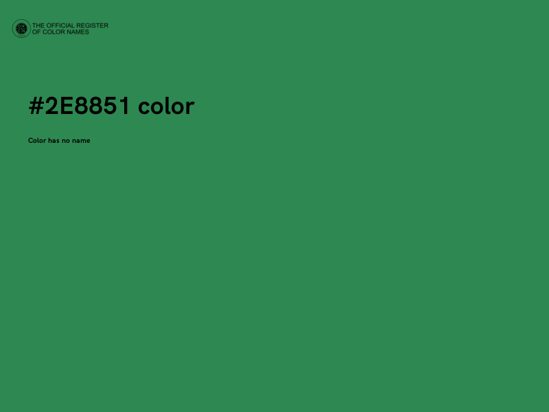 #2E8851 color image