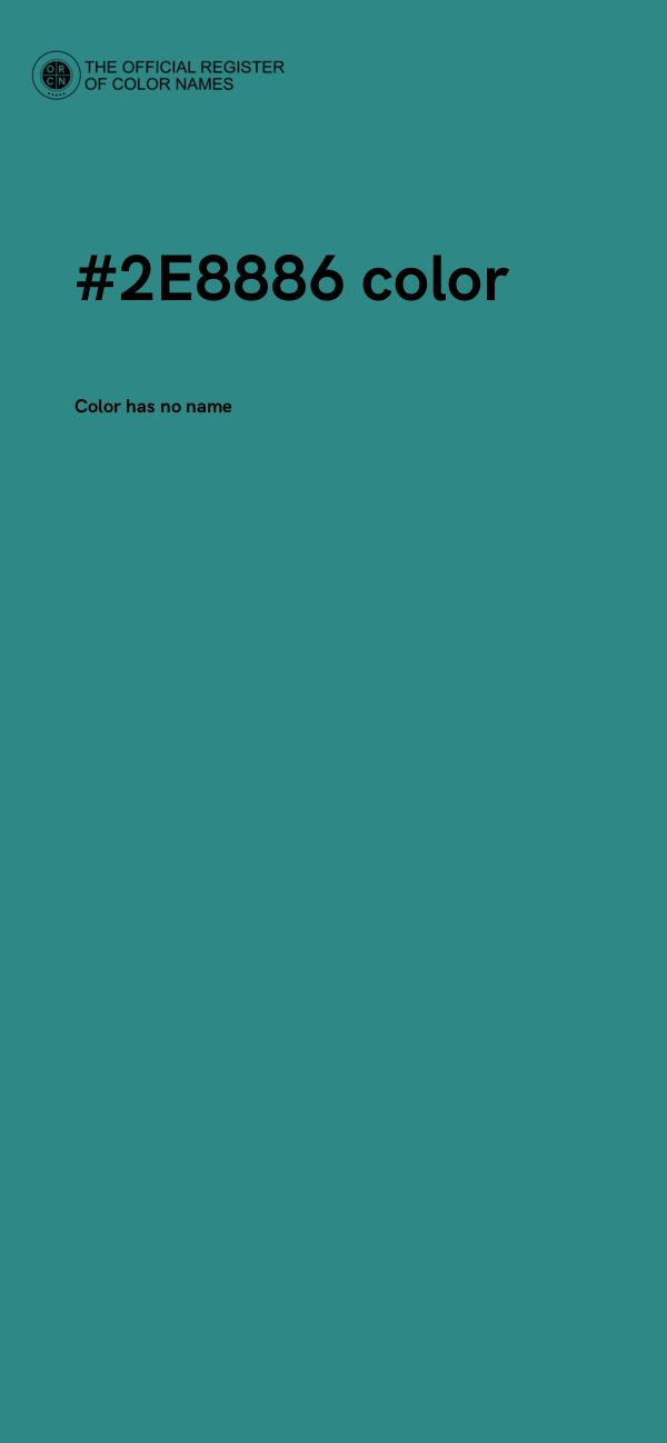 #2E8886 color image