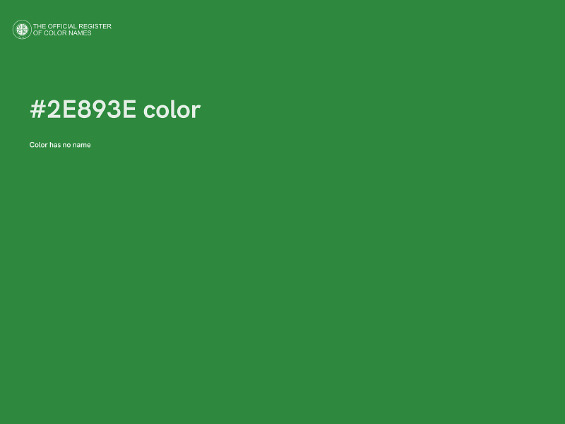 #2E893E color image