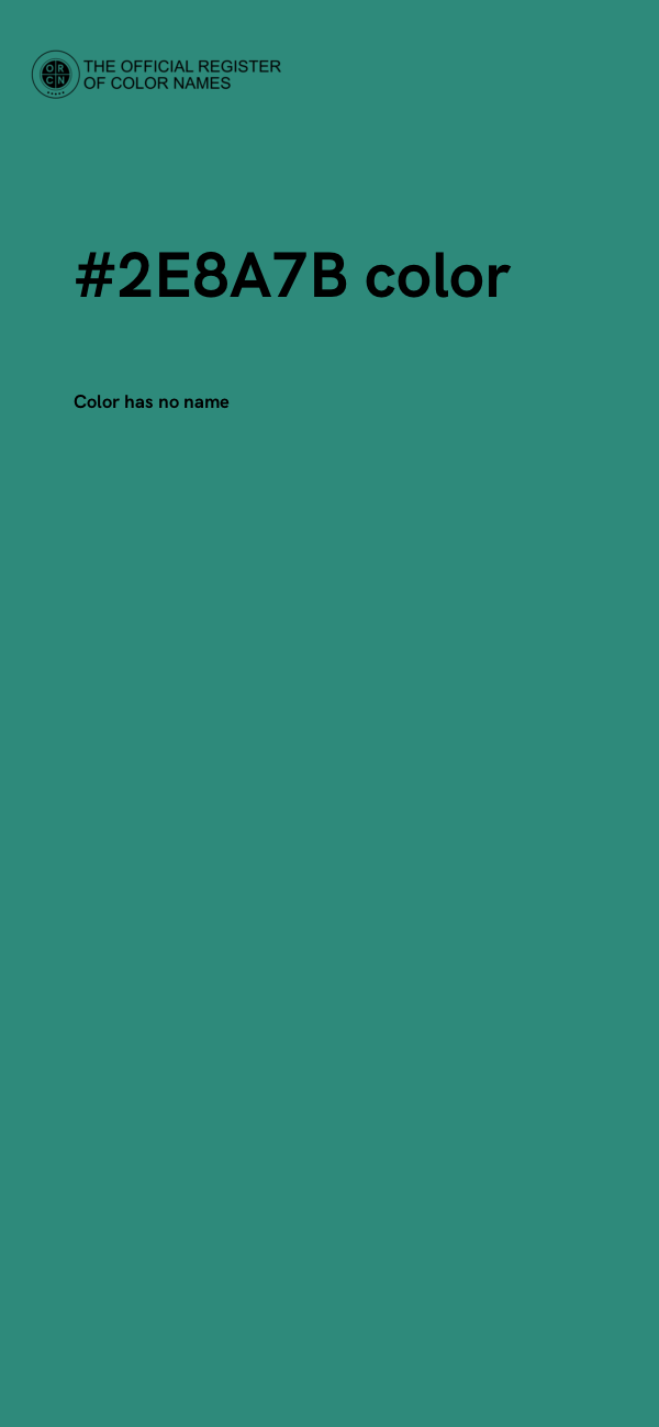 #2E8A7B color image