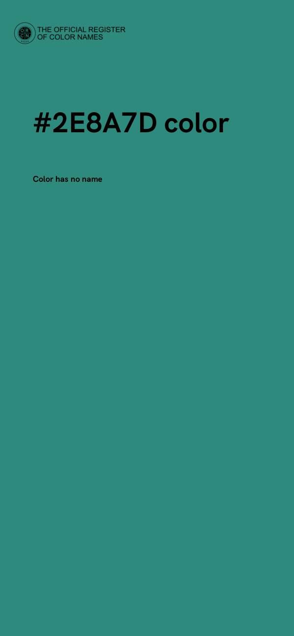 #2E8A7D color image