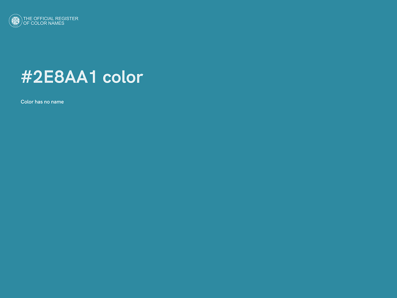 #2E8AA1 color image